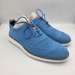 Cole Haan C29433 Original Grand Oxford Pacific Coast Blue Stitchlite Men 9 Shoes