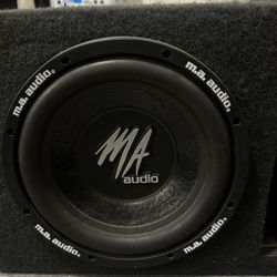 MA Audio subwoofer