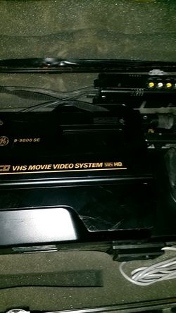 Old school vhs movie video system