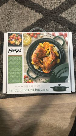 Parini 8 in cast iron grill pan