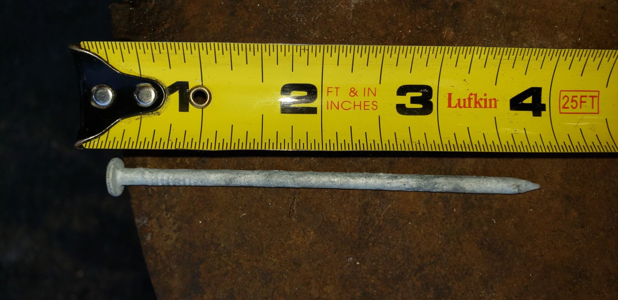 nails, 4 inch galvanized. 10 pounds