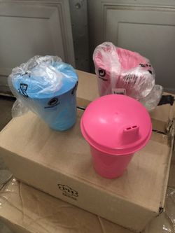 Vasitos topperware 3 dl cada uno