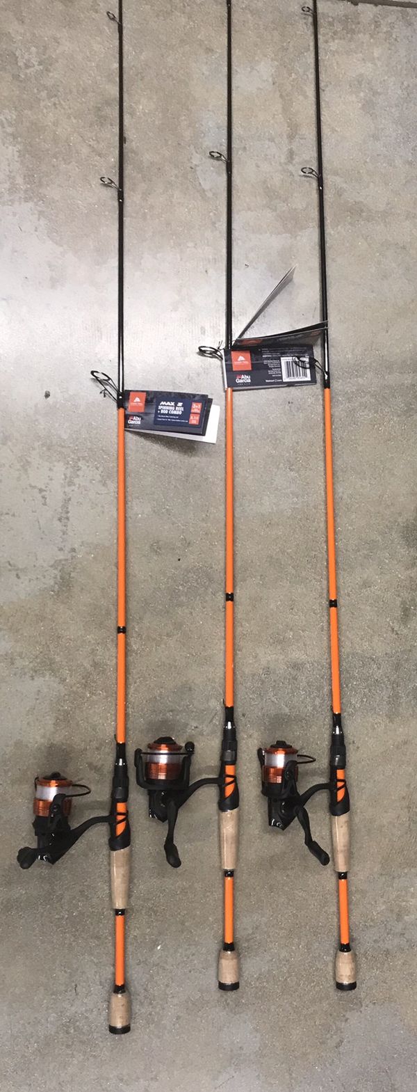 Ozark Trail 6'6 M Fishing Rod and Abu Garcia Max Z Spinning Reel Combo