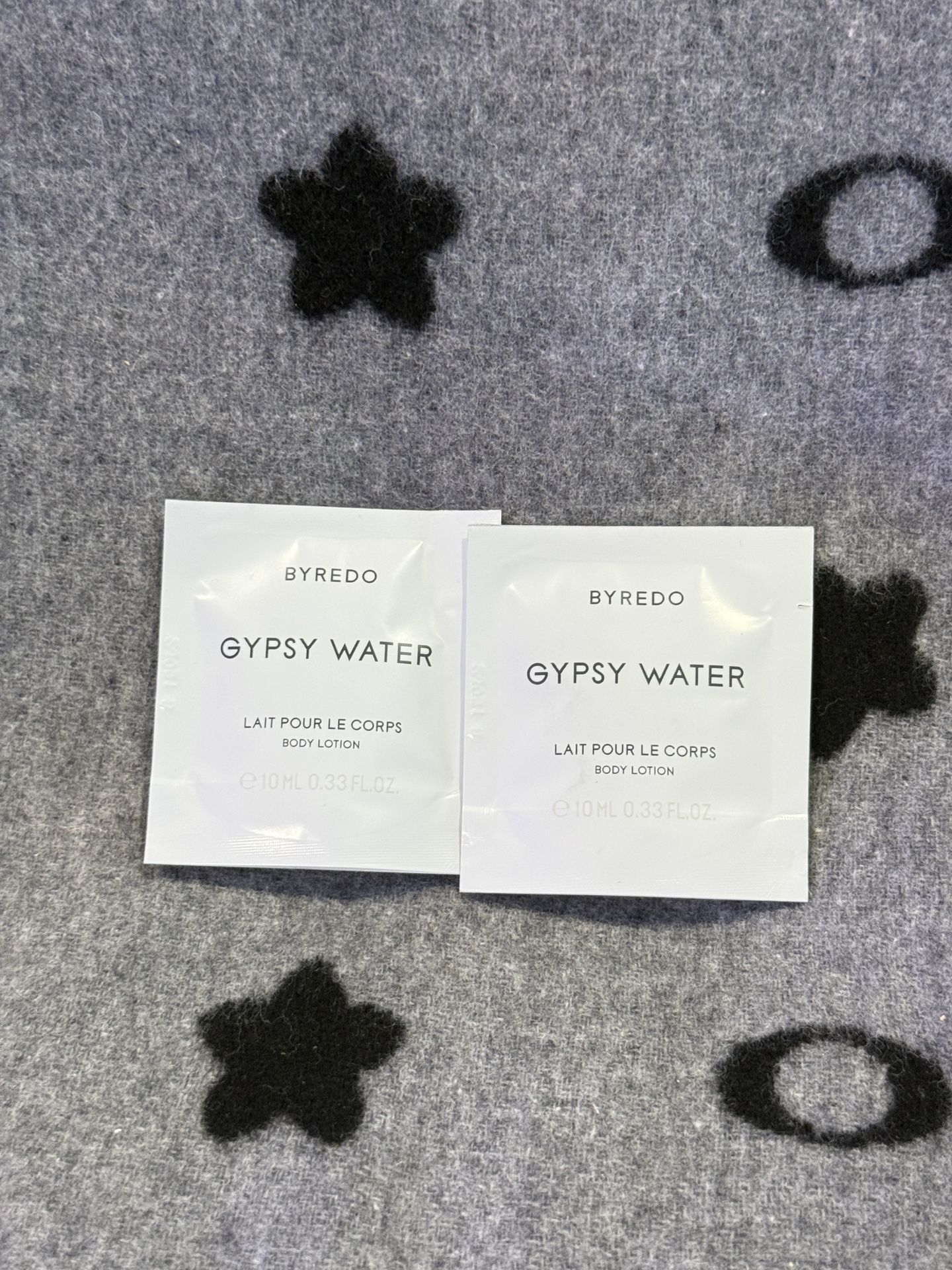 Byredo Gypsy water body lotion travel size 10ml*2