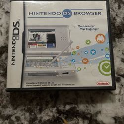 Nintendo DS Browser (Nintendo DS, 2006) Details works case and game cartridge