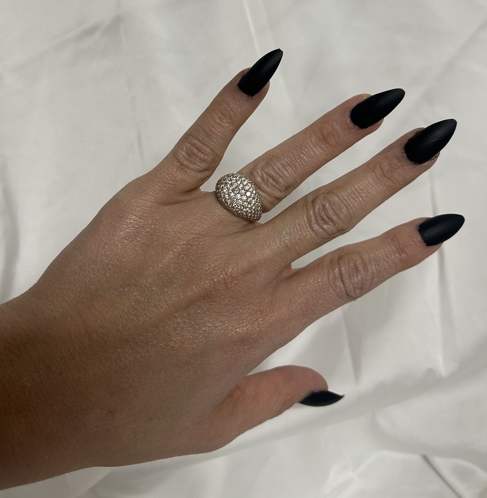 RING ROSE GOLD 14KT WITH DIAMONDS