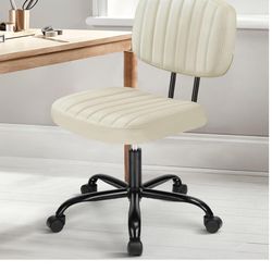 Small Armless Home Desk Chair 