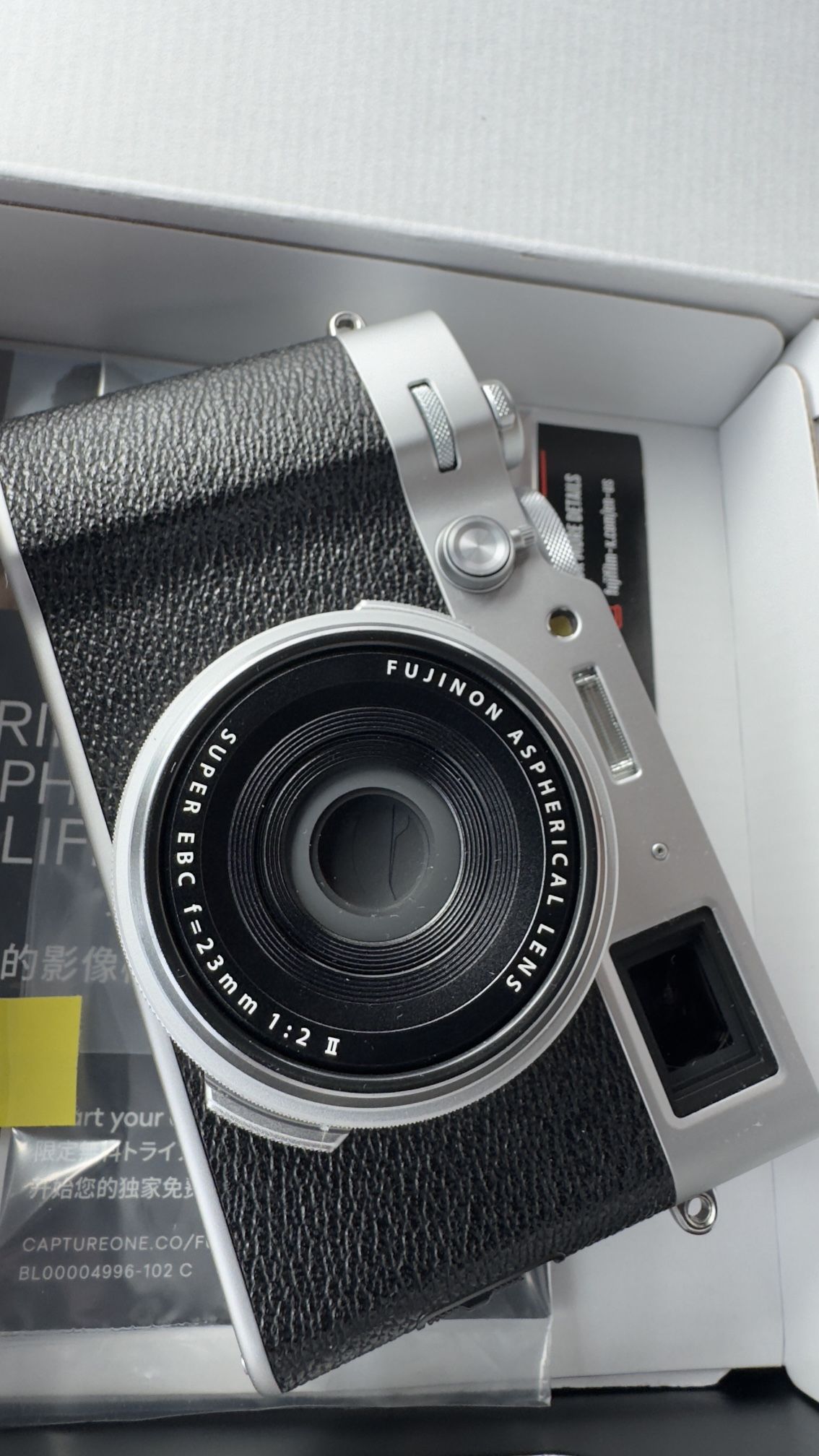 Silver Fujifilm Camera X100VI Brand