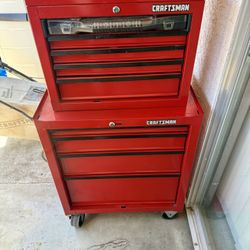 9 Drawer Craftsman Tool Chest + Tools 