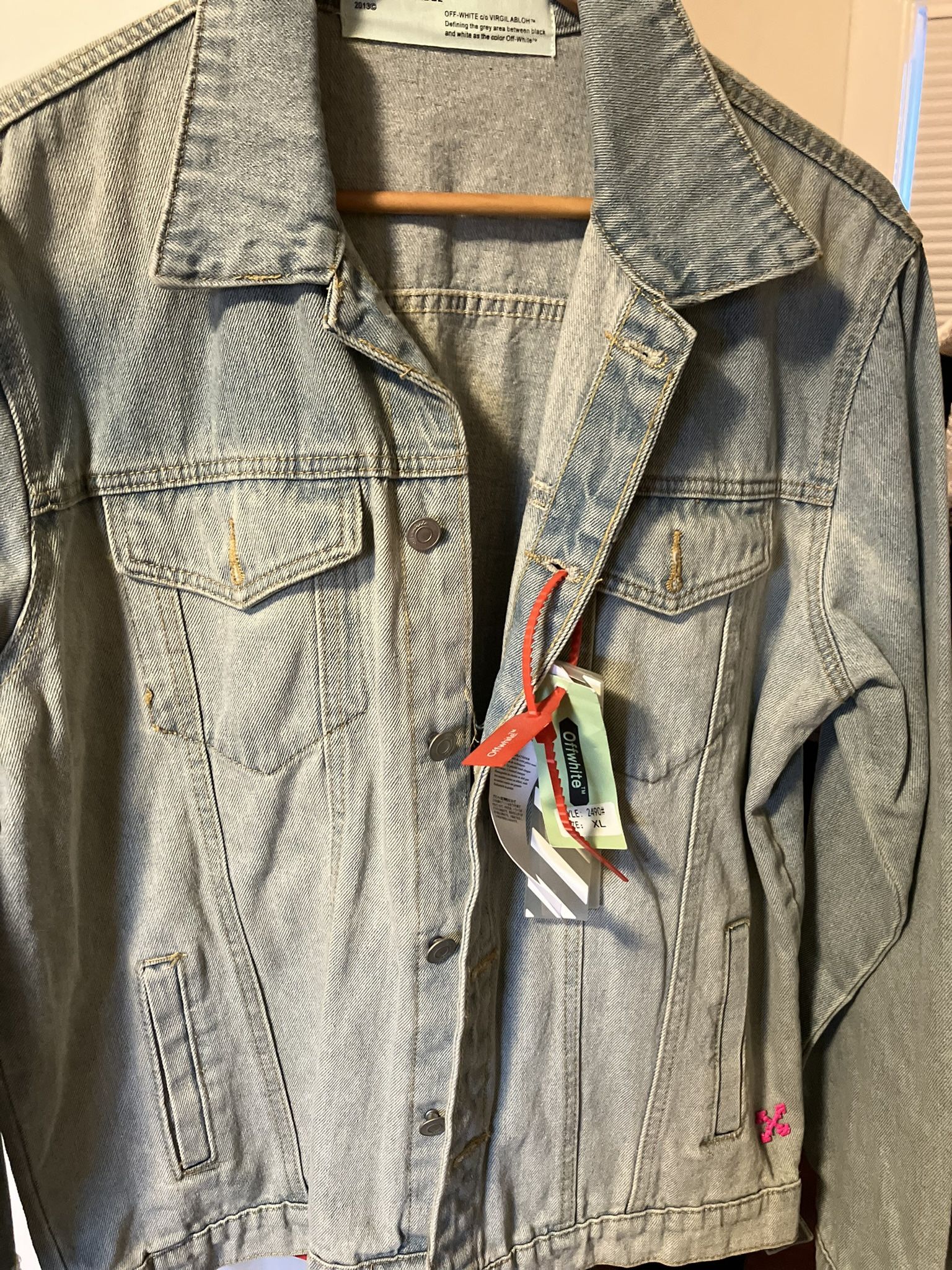 Off White Mens Jean Jacket (delivery avail)