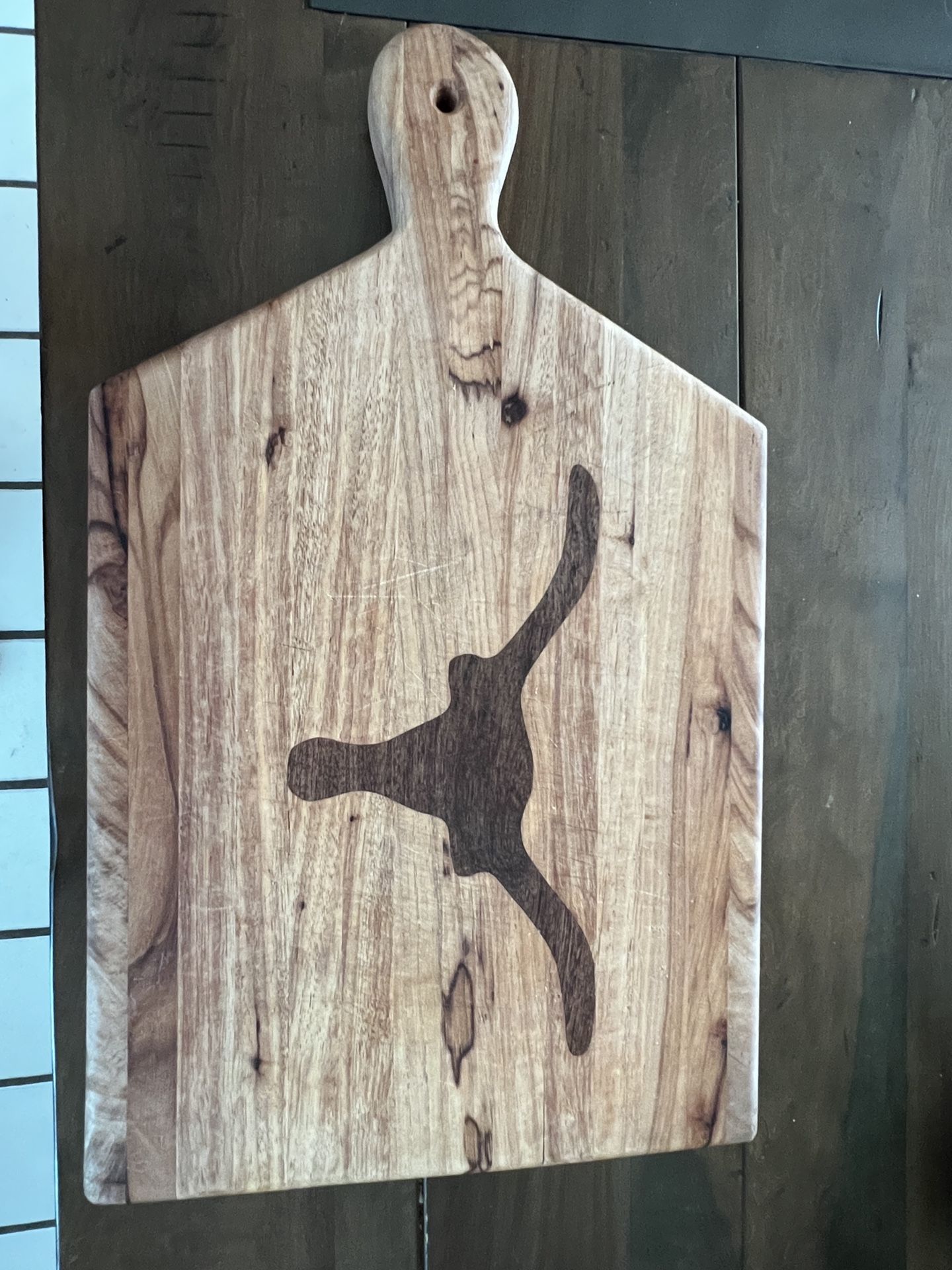 Large Cutting Board Long Horn