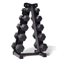 Centr 150 lb. Dumbbell Weight Set with Rack Brand New In Box Only $189