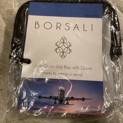 Clear Quart Size Bag With Zipper