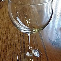 Ballon Clear Glass Wine Glass, Luminarc Nuance, 12 Piece Set, 4 in Round  
X 6.5” high, 10.25 oz---
