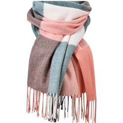 Brand New Clothirily Womens Winter Scarf, Fashion Cashmere Feel Plaid Scarfs for Women, Pashmina Shawls and Wraps, Long Blanket Scarf 