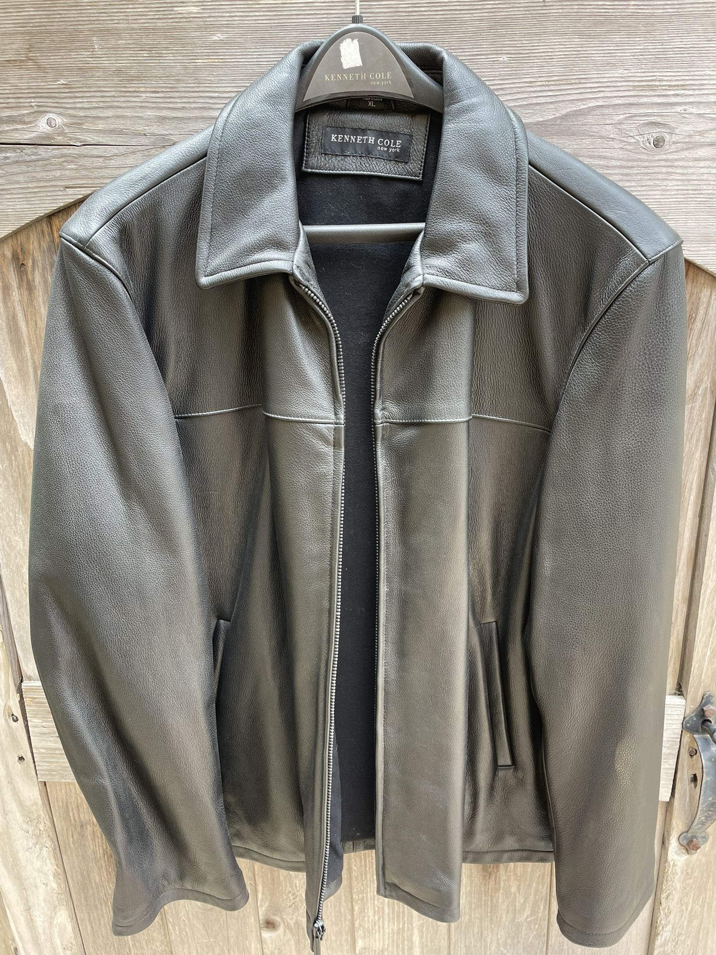 Kenneth Cole Men’s Leather Jacket