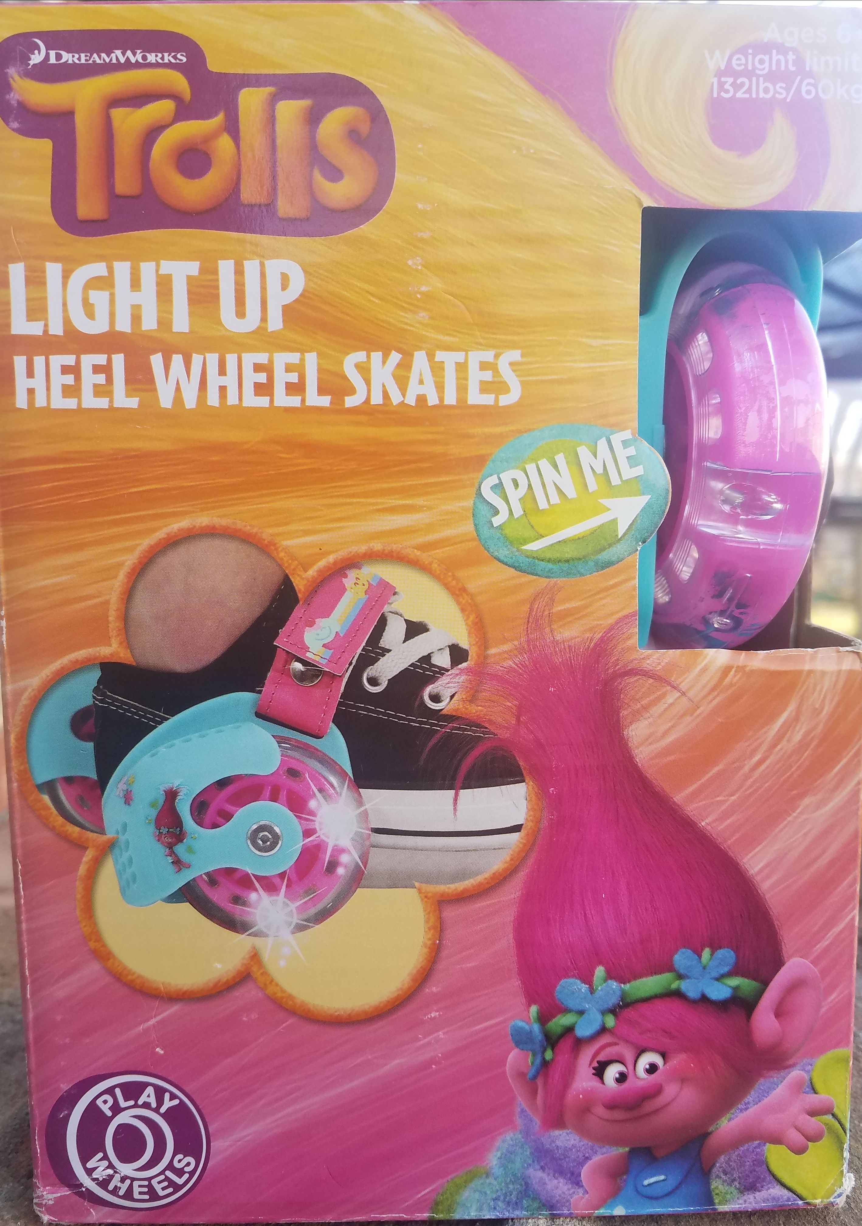 TROLLS HEEL WHEEL SKATES