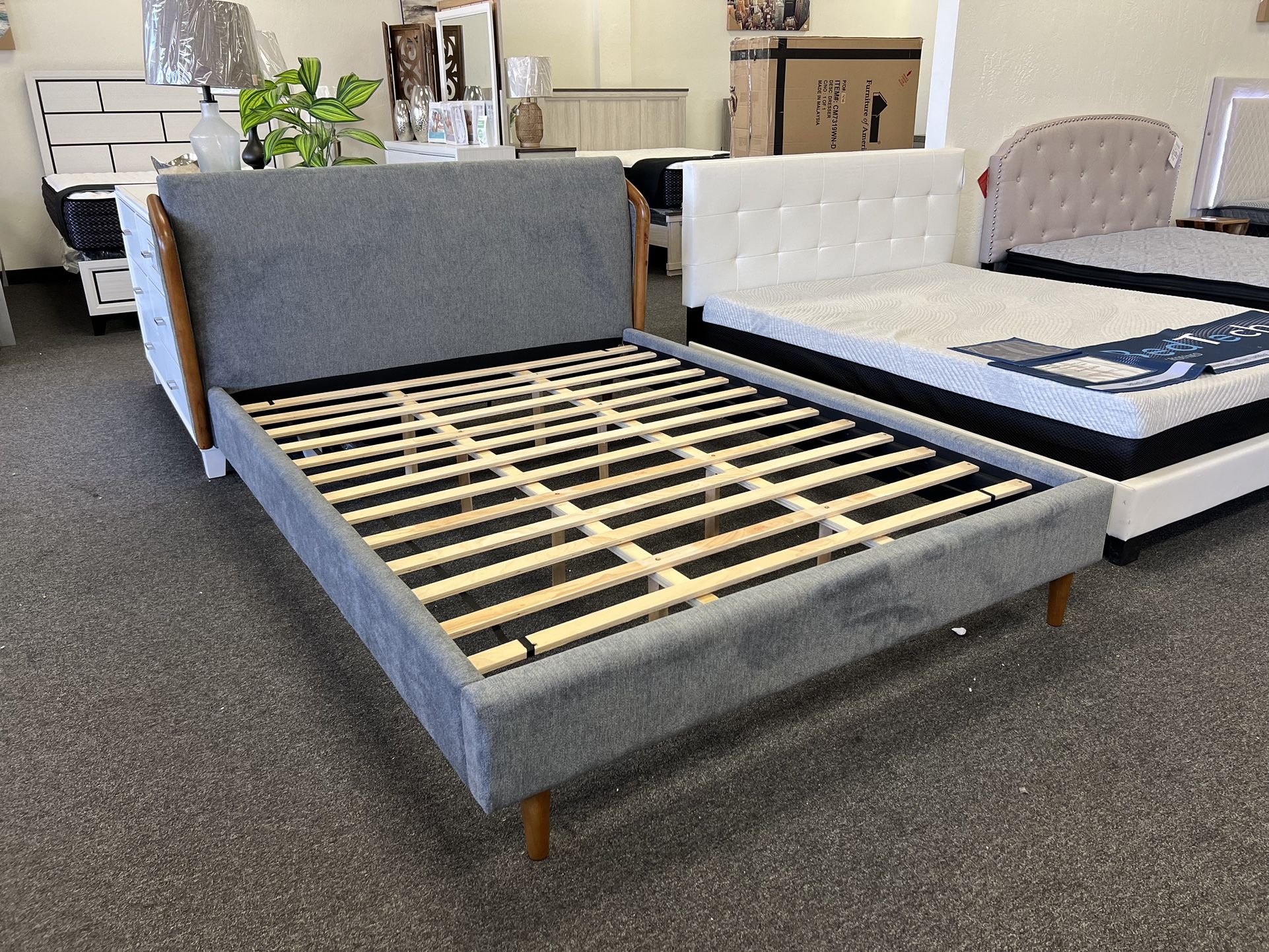 King Platform Bed Frame 