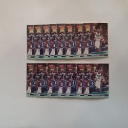 1992-93 Fleer Ultra Alonzo Mourning RC Lot Of 15 Cards.