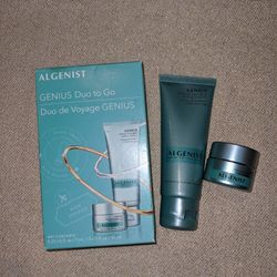 Algenist Genius Duo To Go Anti Aging Cleanser And Cream