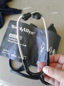 Blood pressure cuff and Heart monitor