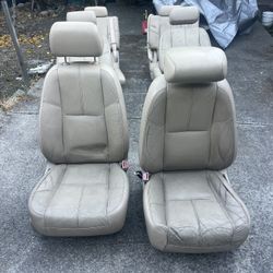 Complete Tan Leather Seats For 2007 - 2011 Yukon Denali