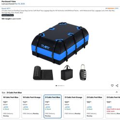Rooftop Cargo Carrier