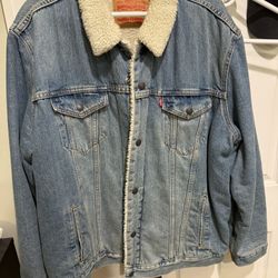 TYPE III SHERPA TRUCKER JACKET — Levi’s Denim Cowboy Ranch Jacket (vintage - Never Worn ) XXL (runs XL)