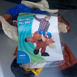Inflatable Bull Rider - CHILD HALLOWEEN FOR $5