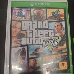 Grand Theft Auto V Microsoft Xbox One 2014 With Manual & Map Complete In Box video game GtA