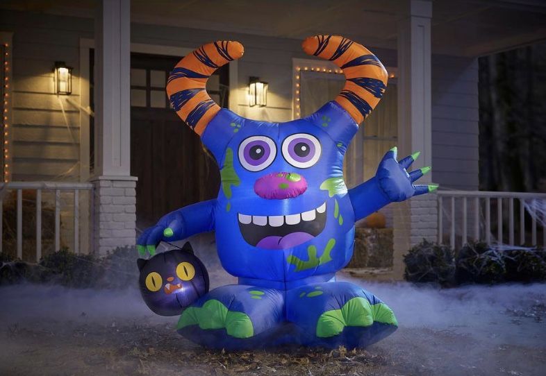 Halloween Inflatable Home Depot Halloween Decorations
