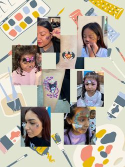 Facepainting, Temporary Tattoos, Glitter,gems ,stencils