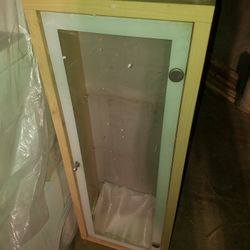 Display Cabinet Glass Door Glass Shelves