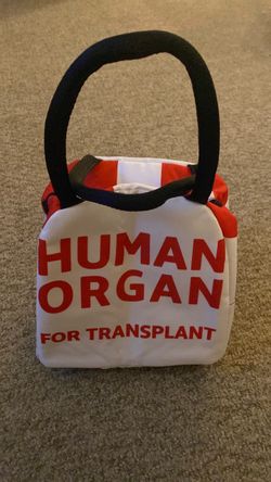 Halloween Human Organ For Transplant Novelty Lunch Bag