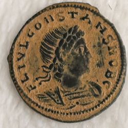 #473 Constantine II As Cesar Ancient Coin 