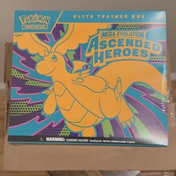 Ascended Heroes Elite Trainer Box - ME: Ascended Heroes (ASC)  $105 Each