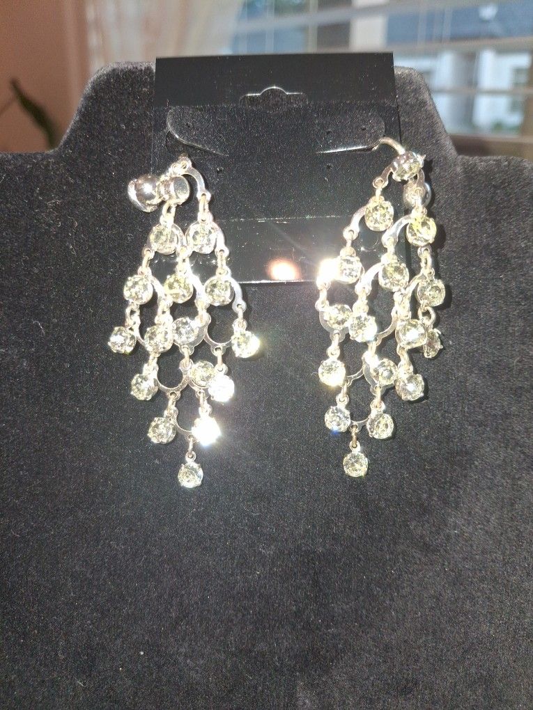 Chandelier Rhinestone Earrings
