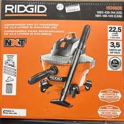 RIDGID 6 Gallon Wet/dry Vac (used Like New)