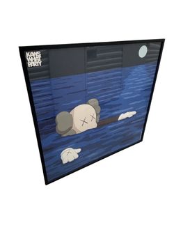 Framed KAWS Brooklyn Museum TIDE Poster