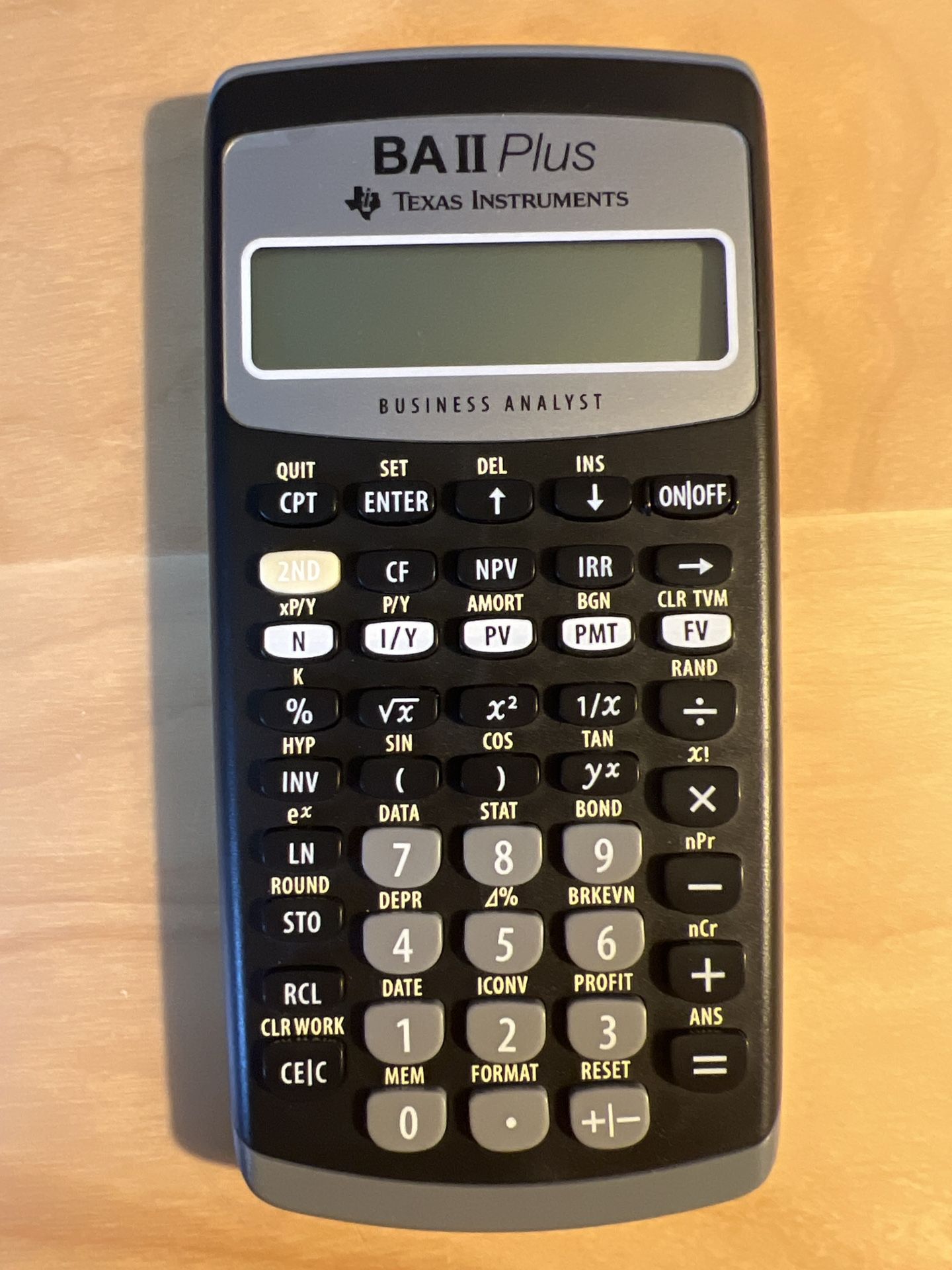 Texas Instruments BA II Plus Calculator