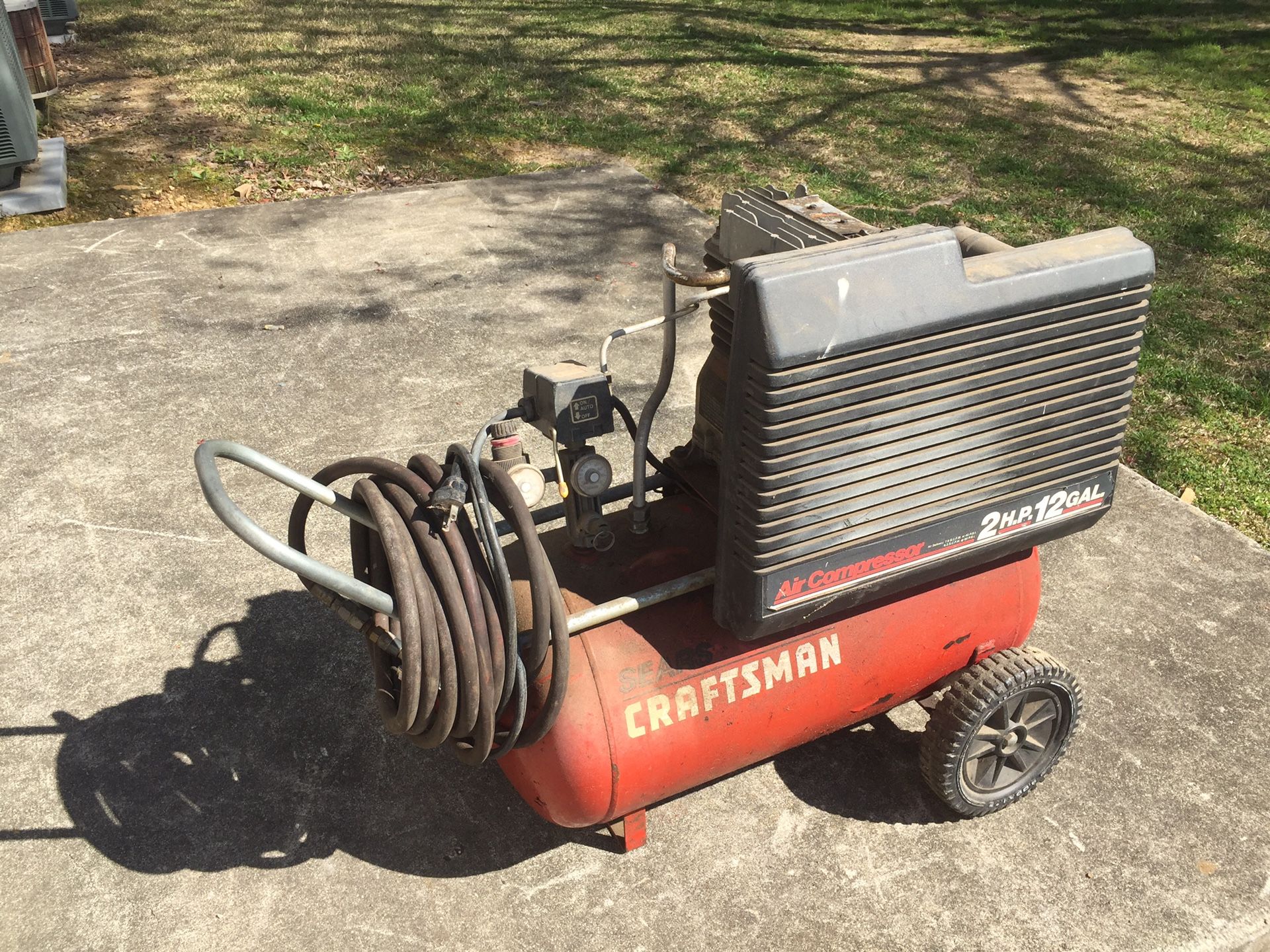 Craftsman 2 hp 12 2024 gallon air compressor