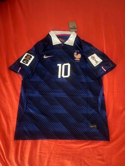 France Home Jersey – Kylian Mbappé #10 – Size M