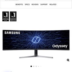 Samsung 49” Curved Gaming/Work Monitor