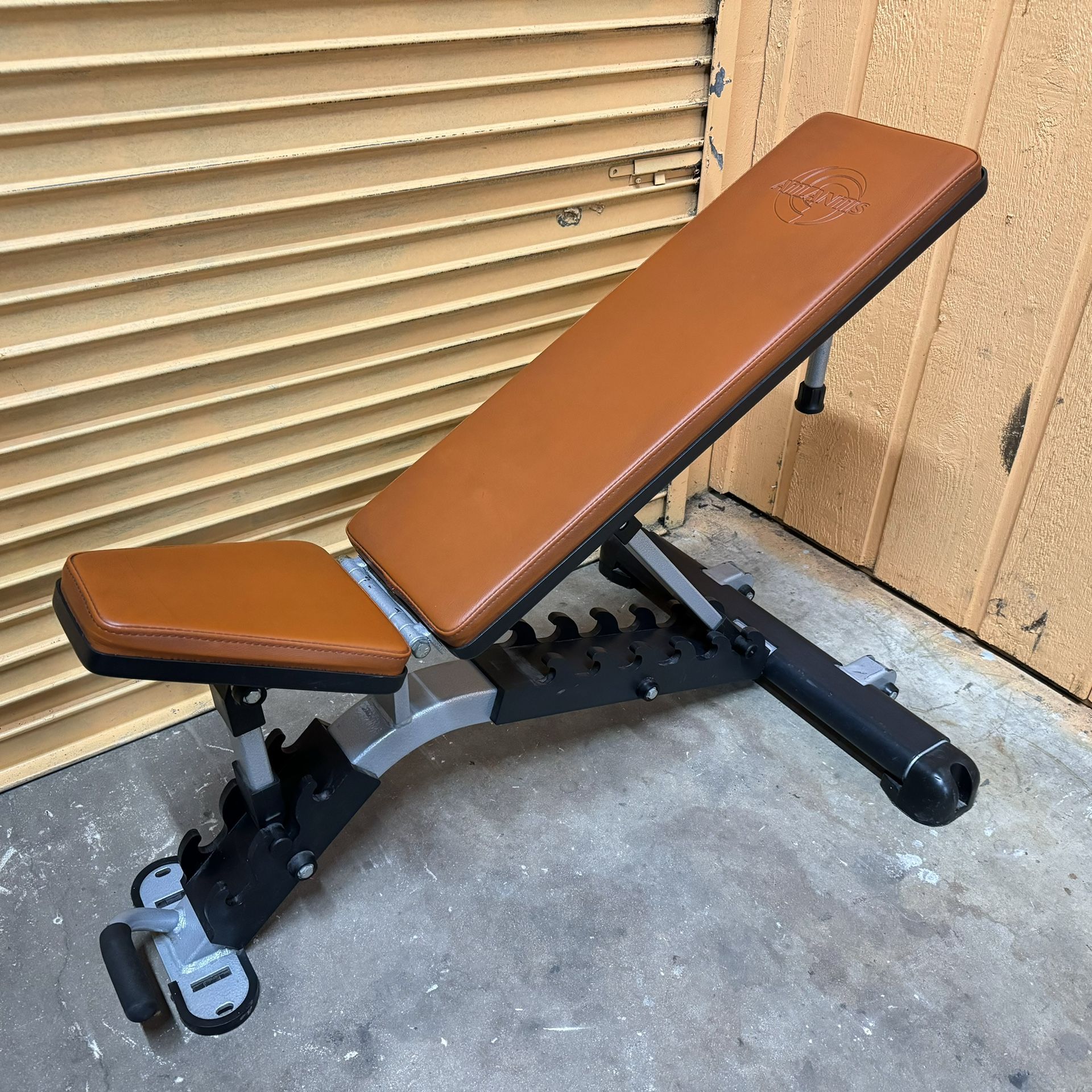 Atlantis Adjustable Flat / Incline / Shoulder Press Weight Bench - Commercial Gym Equipment