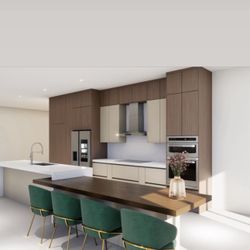 Brown & Beige Cabinets 