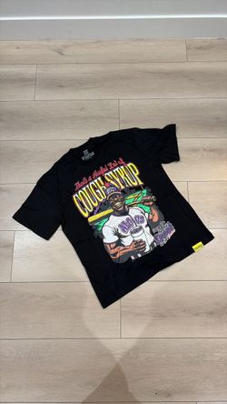 That’s A Awful Lot Of Cough Syrup (ALOCS) Black Tee – Baseball Player