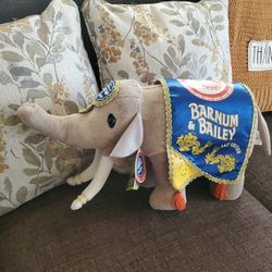 142ND EDITION PLUSH ELEPHANT WITH BLANKET Ringling Bros. Barnum & Bailey