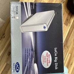 Lacie 500gb External Hard Drive 