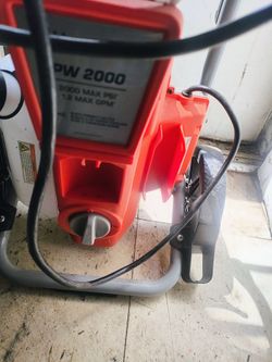 Electric pressure washer new but missing hose and wand