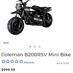 Coleman B200RSV Brand New 